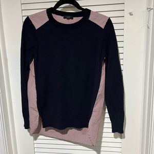 J CREW Knit and Cotton Sweater M